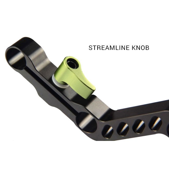LanParte OFC-01 Simple Z-Shape Offset Raiser 15mm Rod Clamp Rod Clamps - CINEGEARPRO