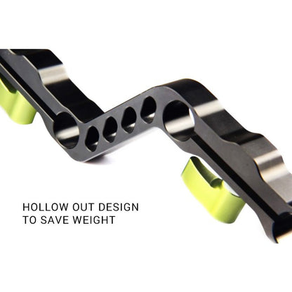 LanParte OFC-01 Simple Z-Shape Offset Raiser 15mm Rod Clamp Rod Clamps - CINEGEARPRO