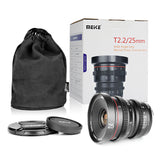MEIKE 25mm T2.2 Manual Focus Cinema Prime Lens Lens - CINEGEARPRO