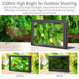 FEELWORLD FW279S 7 Inch 2200nit Daylight Viewable Monitor 3G-SDI 4K HDMI In/Out Monitor - CINEGEARPRO