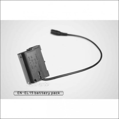 LanParte EL15P-01 Nikon DC Coupler pack for Nikon DSLR D6000 D7000 D800E D800 DC Coupler/Dummy Battery - CINEGEARPRO