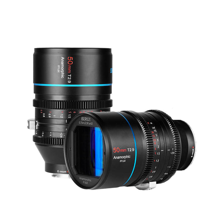 SIRUI Venus 50mm T2.9 1.6x Full Frame Anamorphic Lens(L/E/RF/Z Mount)
