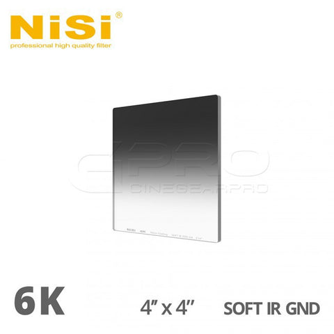 NiSi 6K 4x4 Nano Soft iR GND Filters
