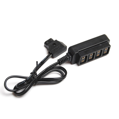 CGPro Male D-Tap Power Tap to 4 Female D-Tap P-Tap Hub Adapter for Photography Power Power Cable - CINEGEARPRO