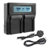 CGPro NP-F Dual Digital Battery Charger w/ LCD Display For NP-F970/750/550 Charger - CINEGEARPRO