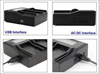 CGPro NP-F Dual Digital Battery Charger w/ LCD Display For NP-F970/750/550 Charger - CINEGEARPRO