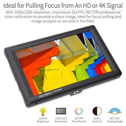 FEELWORLD FW279S 7 Inch 2200nit Daylight Viewable Monitor 3G-SDI 4K HDMI In/Out Monitor - CINEGEARPRO