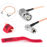CGPro Ultra Thin Right Angled BNC to Right Angled 1.0/2.3 DIN HD-SDI 6G-SDI Cable SDI Cable - CINEGEARPRO
