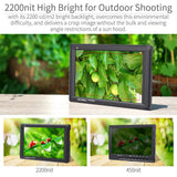 FEELWORLD FW279 7 Inch Ultra Bright 2200nit Daylight Viewable Field Monitor 4K HDMI In Out Monitor - CINEGEARPRO