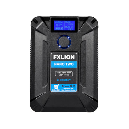 FXLION Nano Two Pocket V-Lock Battery 98Wh 14.8V V-Mount Battery - CINEGEARPRO