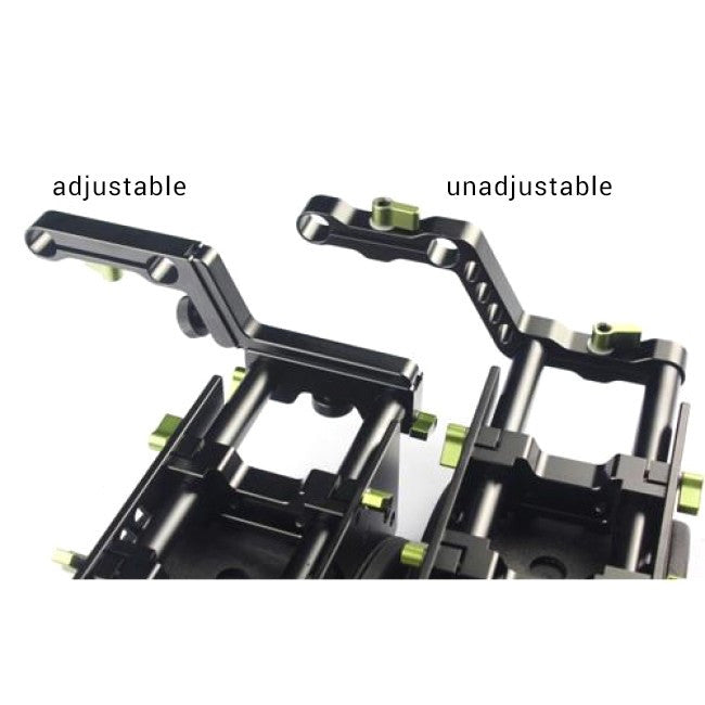 LanParte OFC-01 Simple Z-Shape Offset Raiser 15mm Rod Clamp Rod Clamps - CINEGEARPRO