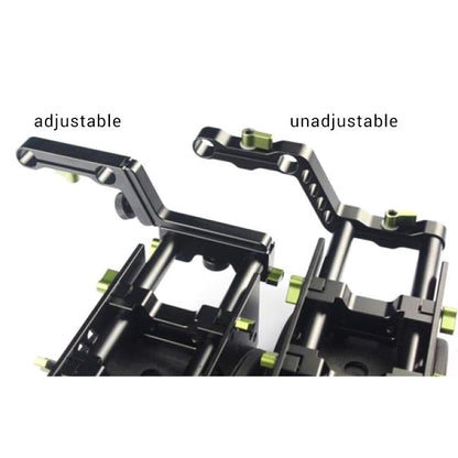 LanParte OFC-01 Simple Z-Shape Offset Raiser 15mm Rod Clamp Rod Clamps - CINEGEARPRO