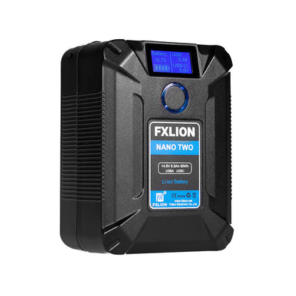 FXLION Nano Two Pocket V-Lock Battery 98Wh 14.8V V-Mount Battery - CINEGEARPRO