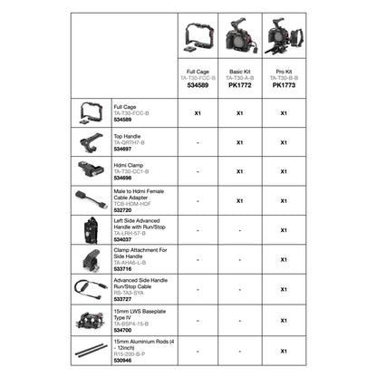 TiLTA TA-T30 Sony A7 IV Cage System For Alpha ILCE7 M4